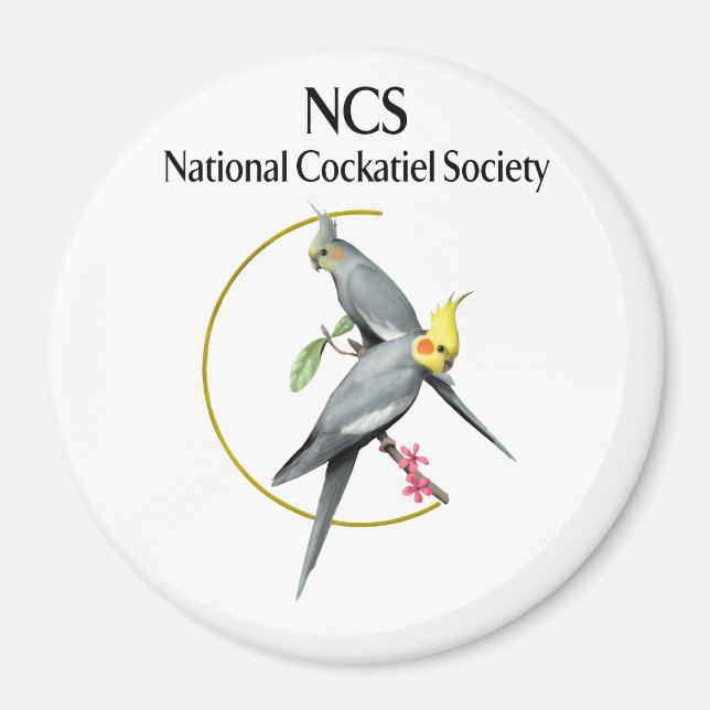 NCS Large 3 Inch Round Magnet (Front)