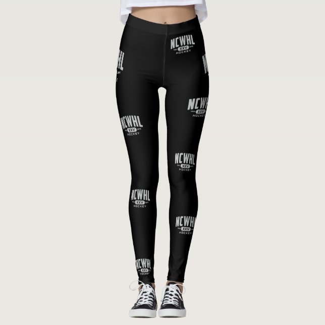 NCWHL Leggings - Black (Front)