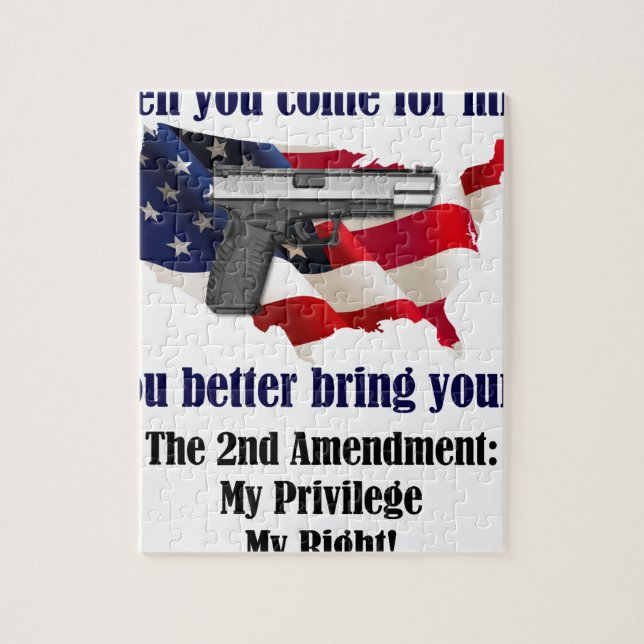 @nd Amendment Jigsaw Puzzle (Vertical)