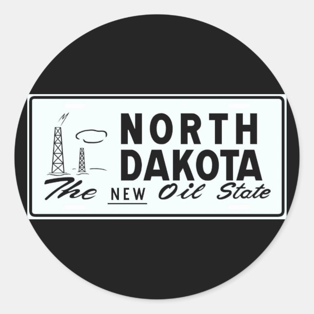 ND booster plate Classic Round Sticker (Front)