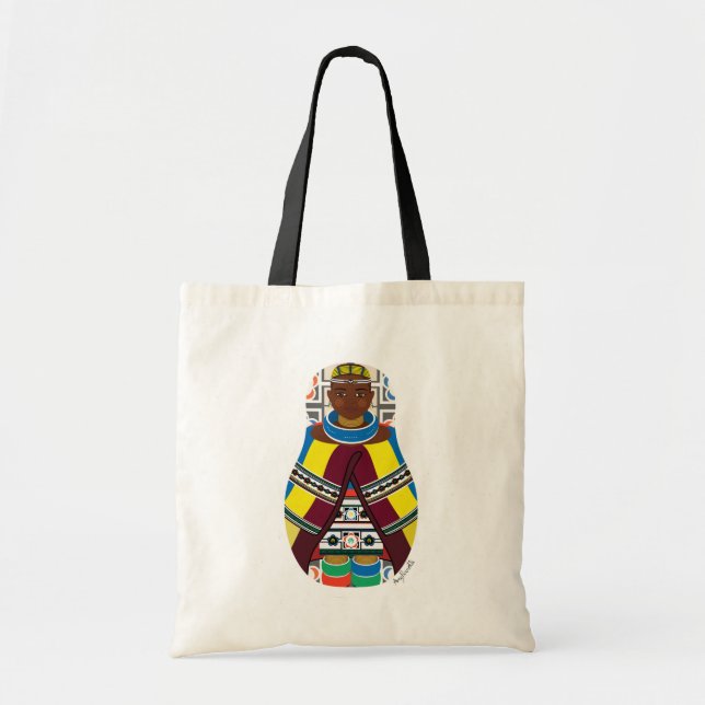 Ndebele, South African Matryoshka Bag (Front)