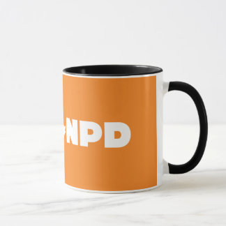 NDP Black 11 oz Ringer Mug