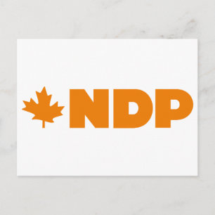 NDP Logo Postcard