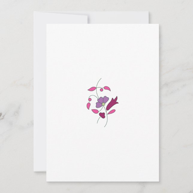 Ndrrmc Style, Soft Purple, Jazzberry Jam Holiday Card (Front)
