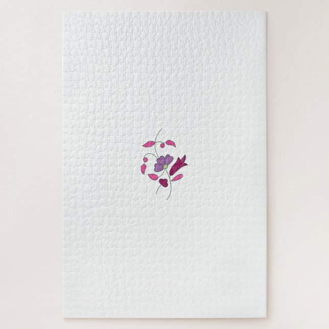 Ndrrmc Style, Soft Purple, Jazzberry Jam Jigsaw Puzzle (Vertical)