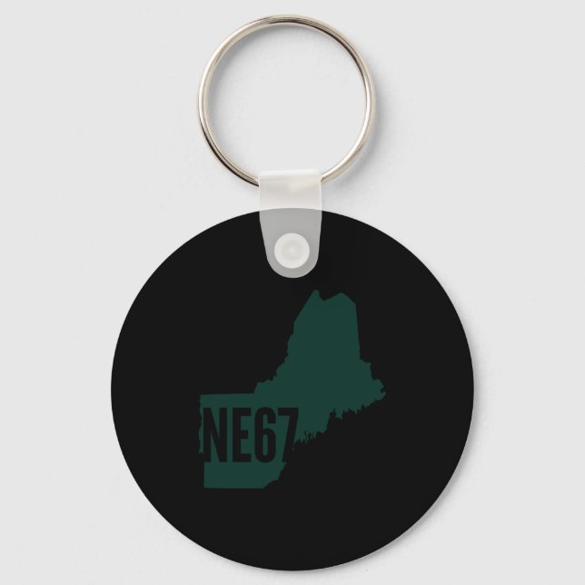 Ne67 List Long Sleeve  Key Ring (Front)