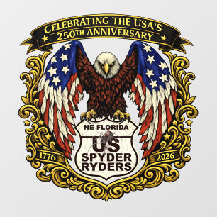 NE Florida Chapter - Decal Eagle USA250