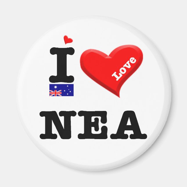 NEA - I Love Magnet (Front)