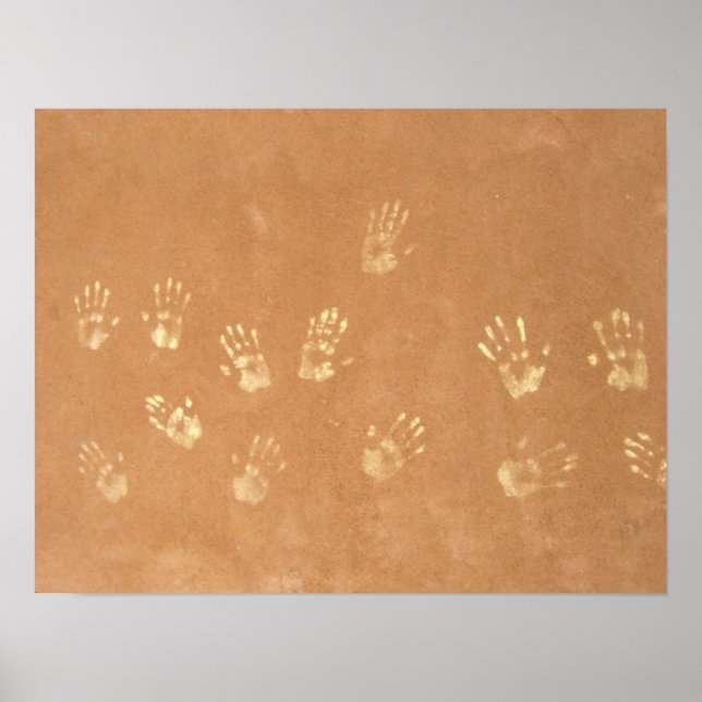 Neandertaler in Kalk Poster (Front)