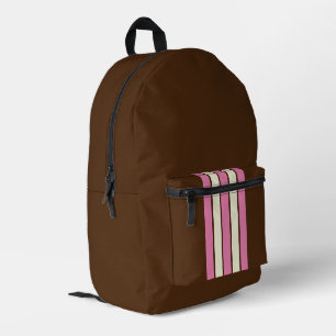 Neapolitan Backpack (Brown, Pink & Cream)