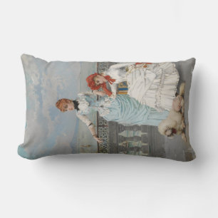 Neapolitan Beauties (Elegant Italian Young Women) Lumbar Cushion