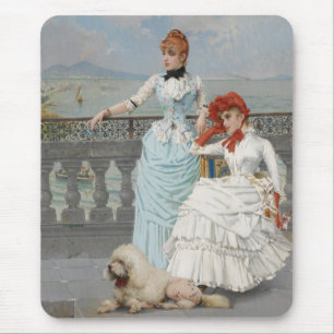 Neapolitan Beauties (Elegant Italian Young Women) Mouse Pad