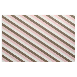 Neapolitan Colour Diagonal Stripes Pattern Fabric