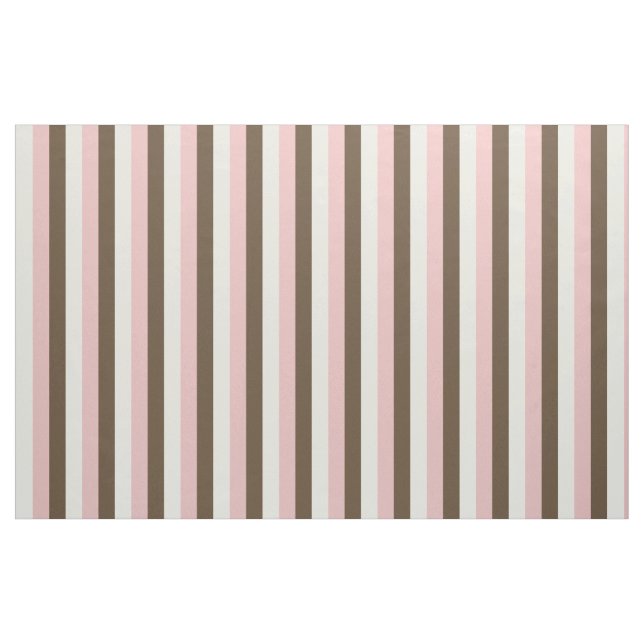 Neapolitan Colour Vertical Stripes Pattern Fabric (Yard)