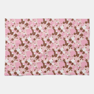 Neapolitan Dots 01-Lt Pink-KITCHEN TOWEL