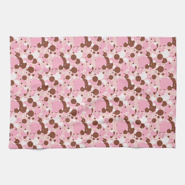 Neapolitan Dots 01-Lt Pink-KITCHEN TOWEL (Horizontal)