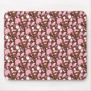 Neapolitan Dots 03 Brown M-COMPUTER MOUSEPAD