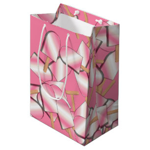 Neapolitan Ice Cream Bars Straw/Vanilla-GIFT BAG M