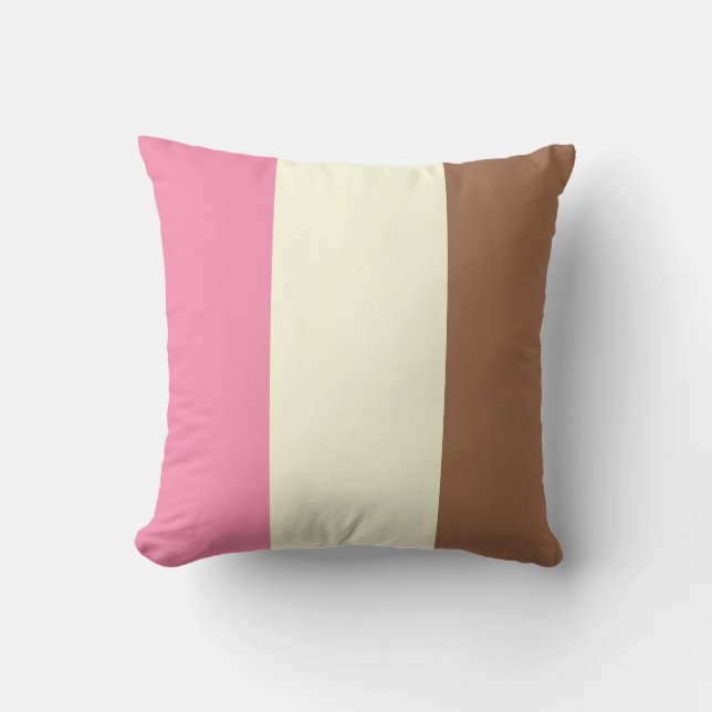 Neapolitan Ice Cream Cushion (Front)