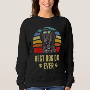Neapolitan Mastiff Best Dog Dad Ever Retro Sunset Sweatshirt