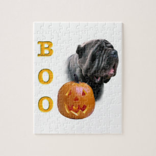 Neapolitan Mastiff Halloween BOO Jigsaw Puzzle