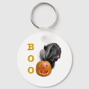 Neapolitan Mastiff Halloween BOO Key Ring