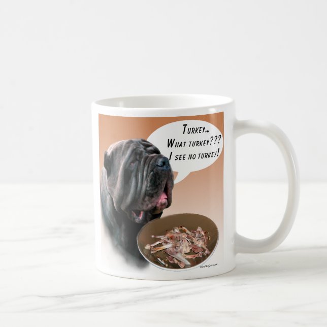 Neapolitan Mastiff Turkey Coffee Mug (Right)