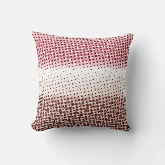 Neapolitan Mini Dots-1-Stripes-Sq Throw Pillow (Front)