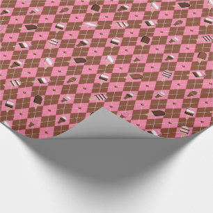 Neapolitan Stickers Argyle-GIFT WRAPPING PAPER