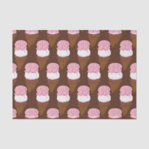Neapolitan Stitched Ice Cream Cones 2-TISSUE PAPER