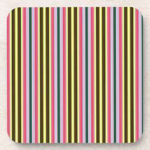 Neapolitan striped coaster set