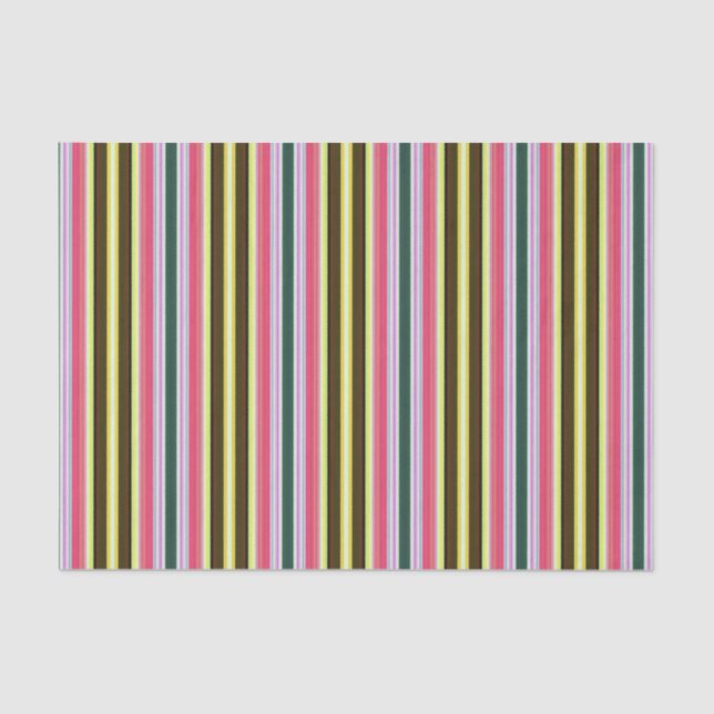 Neapolitan striped tissue paper (Front)