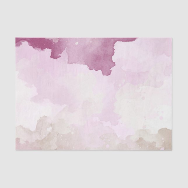 'Neapolitan Watercolor' Tissue Paper (Front)