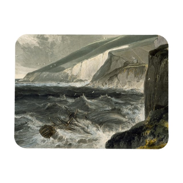 Near Beachy Head, from 'A Voyage Around Great Brit Magnet (Horizontal)