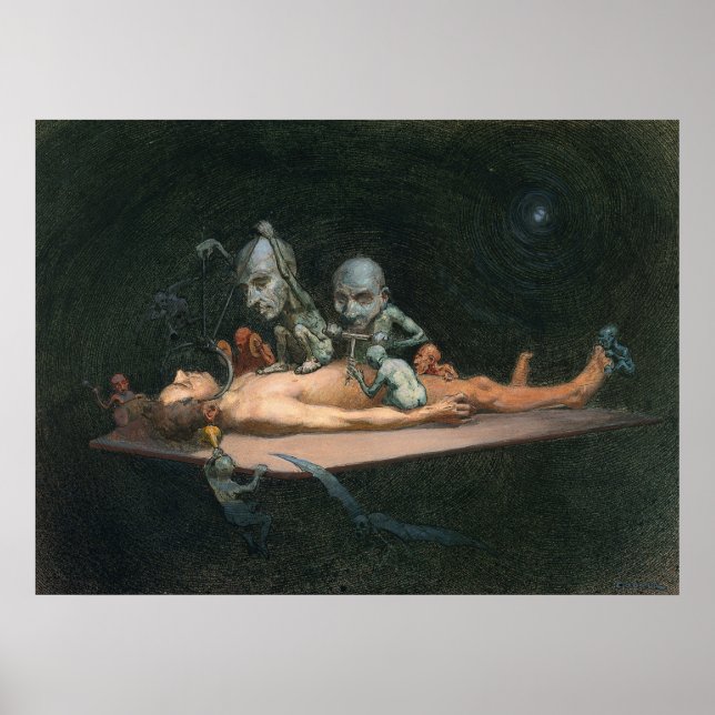 Near Death Experience Seeing Evil Demonic Spirits Poster (Front)