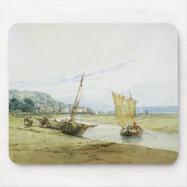 Near Honfleur, c.1822 (w/c over graphite on paper) Mouse Pad (Front)