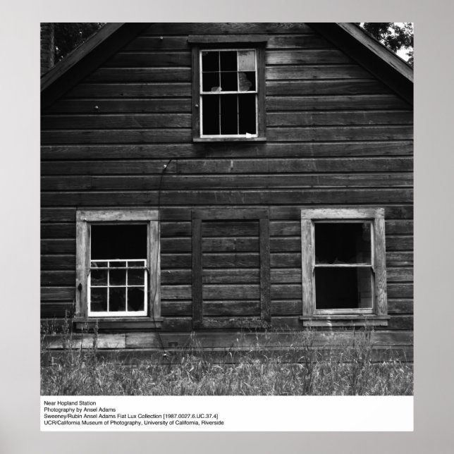 Near Hopland Station by Ansel Adams Poster (Front)