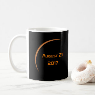 Near Maximum August 21, 2017 Partial Solar Eclipse Coffee Mug