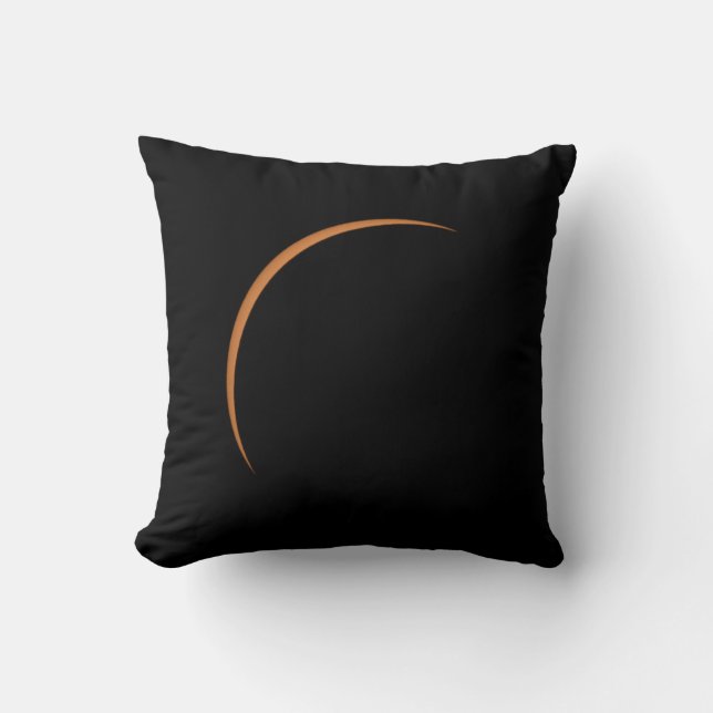 Near Maximum Partial Solar Eclipse Cushion (Front)