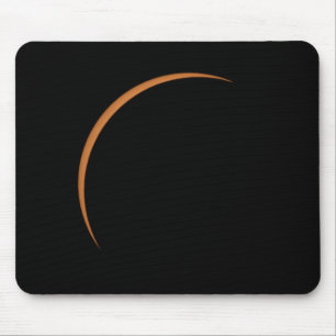 Near Maximum Partial Solar Eclipse Mouse Pad