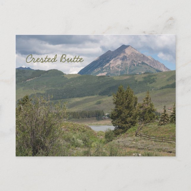 Near Peanut Lake, Crested Butte, CO Postcard (Front)