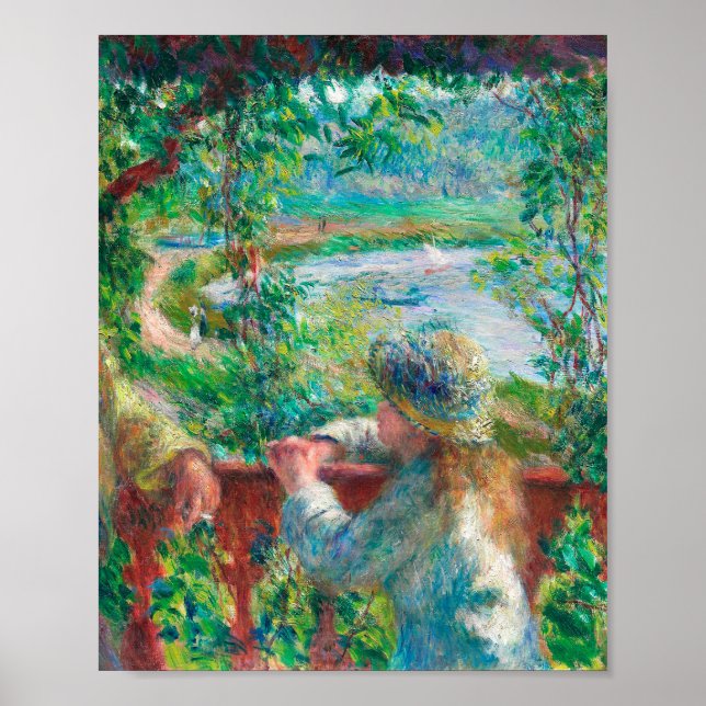 Near the Lake by Pierre-Auguste Renoir Poster (Front)