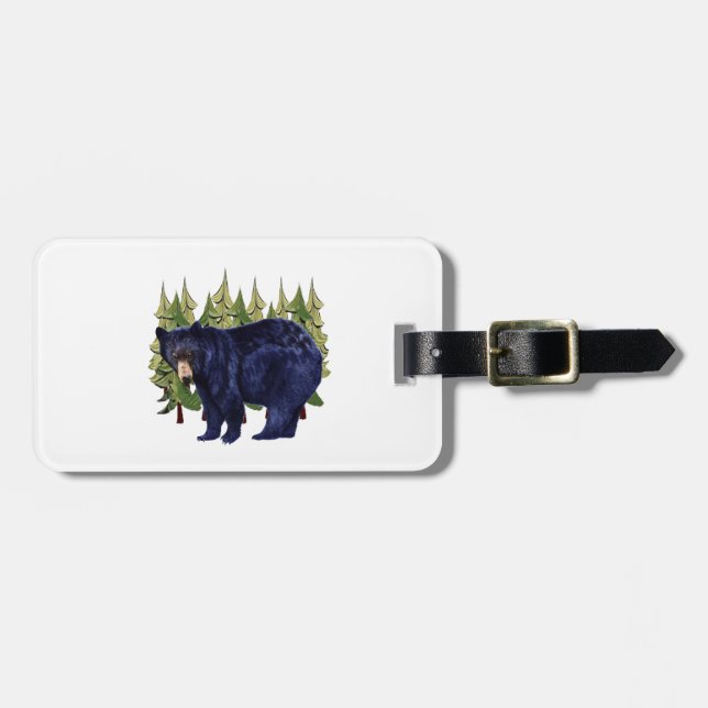 NEAR THE PINES LUGGAGE TAG (Front Horizontal)