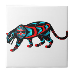 Near to far ceramic tile