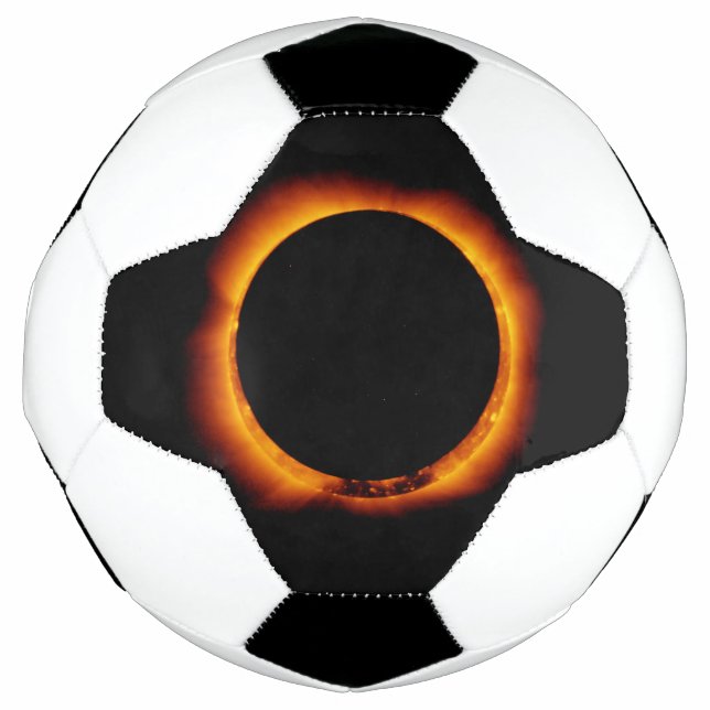 Near Total Solar Eclipse Soccer Ball (Front)