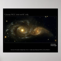 Nearly Colliding Galaxies Hubble Telescope