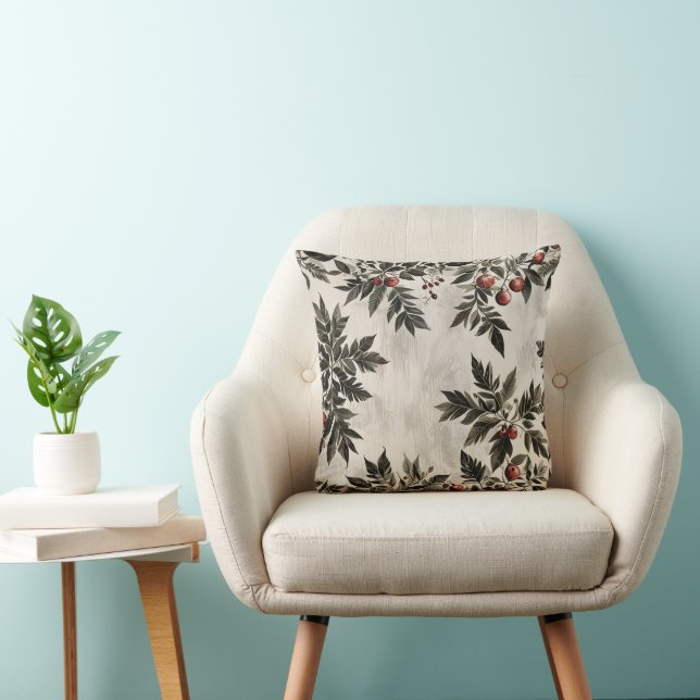 Neat and cool leaf design pillow (Chair)