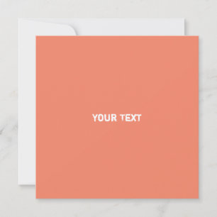 Neat Salmon Monochrome Modern Vibe QR Code Card