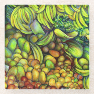 Neat, Sweet and in the Side Pocket, Mexico Glass Coaster