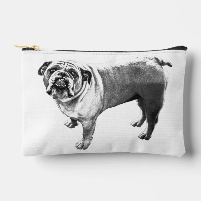 Neat Zips, Bulldog Flair Accessory Pouch (Front)